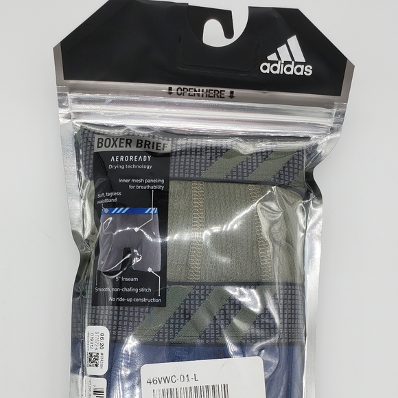 💙Adidas 2 Pack Aeroready Men's Boxer Briefs - Picture 3 of 3